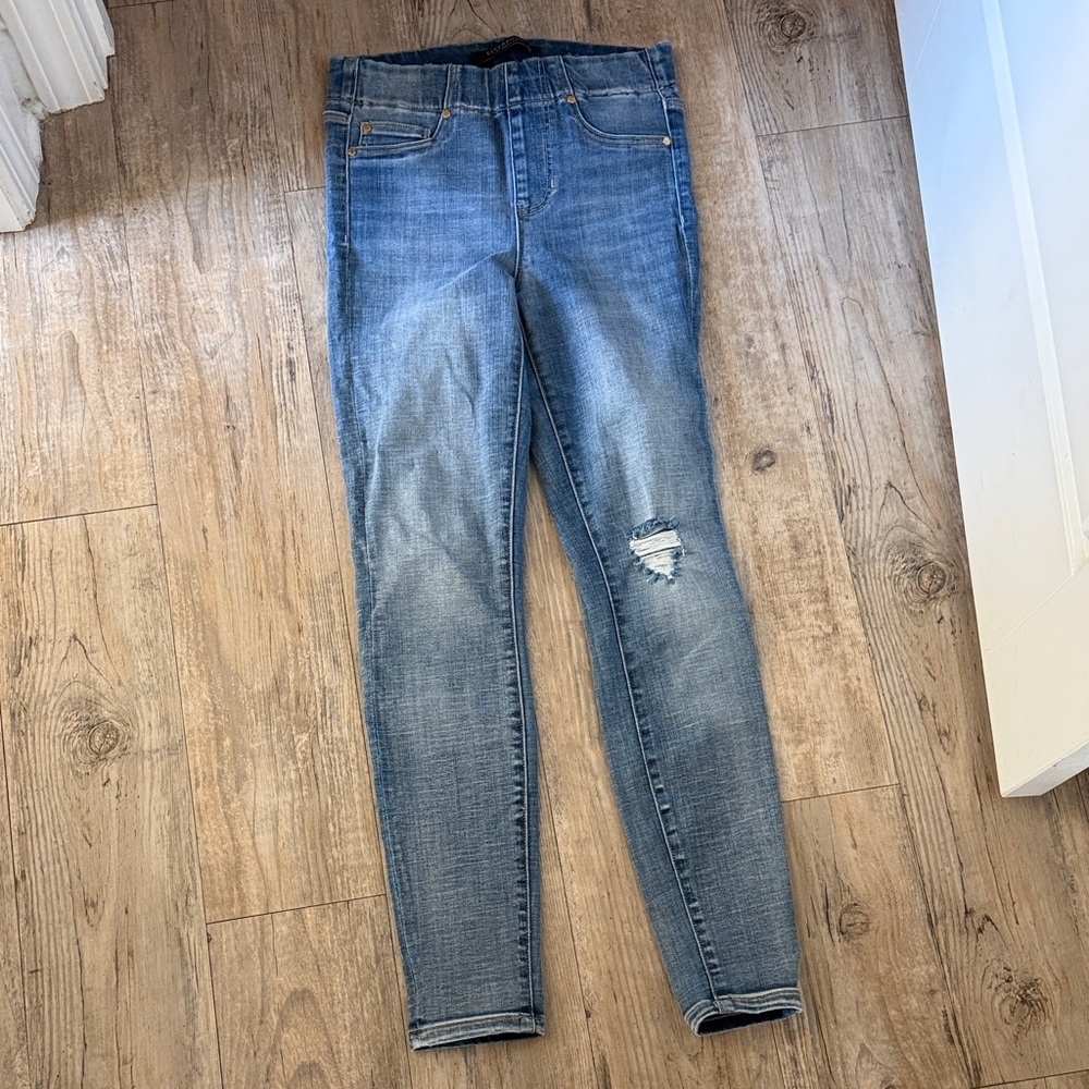 Liverpool Blue Distressed Skinny Jeans
